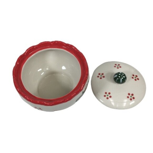 Temptations Old World Sugar Lidded Christmas Holiday Santa Fireplace Stockings - Picture 4 of 8